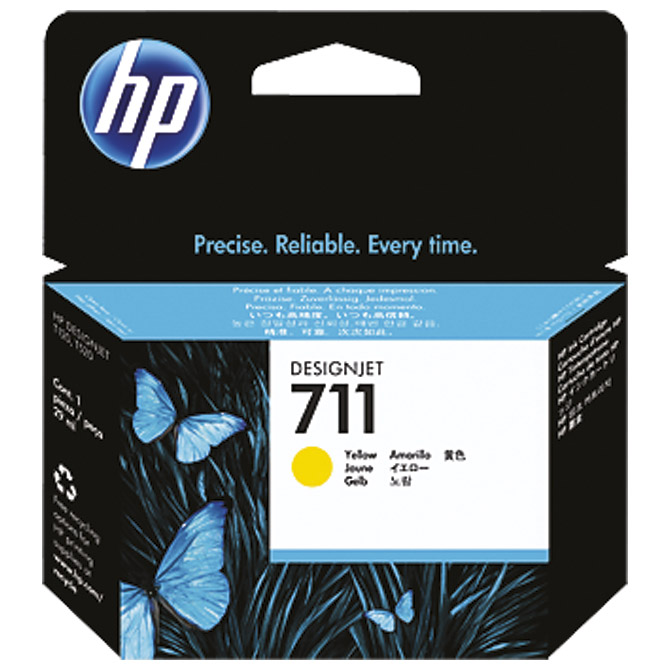 HP 711 (CZ132A) Yellow original tinta HP 711 (CZ132A) Yellow original tinta