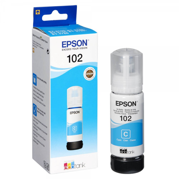 Epson Ecotank 102 (C13T03R240) Cyan original tinta