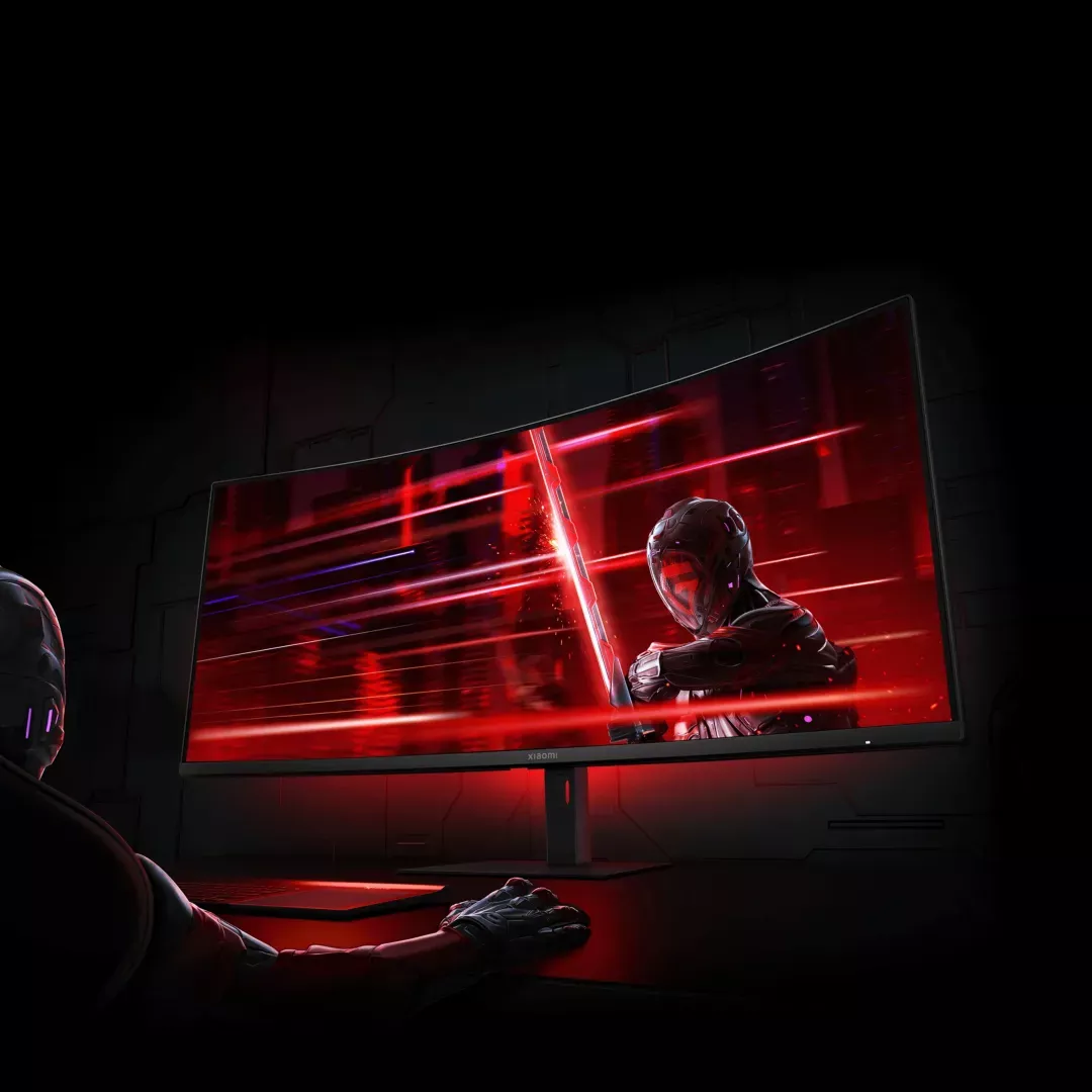 Monitor XIAOMI Gaming G34WQi, 34", 3440x1440px, 180Hz, 1ms, FreeSync, 2xDP, 2xHDMI, zakrivljeni