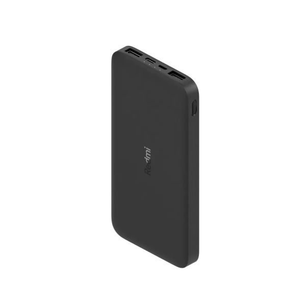 Prijenosna baterija XIAOMI Redmi 10W, 10000mAh, 2xUSB-A, 1xUSB-C, 1xMicroUSB, crna