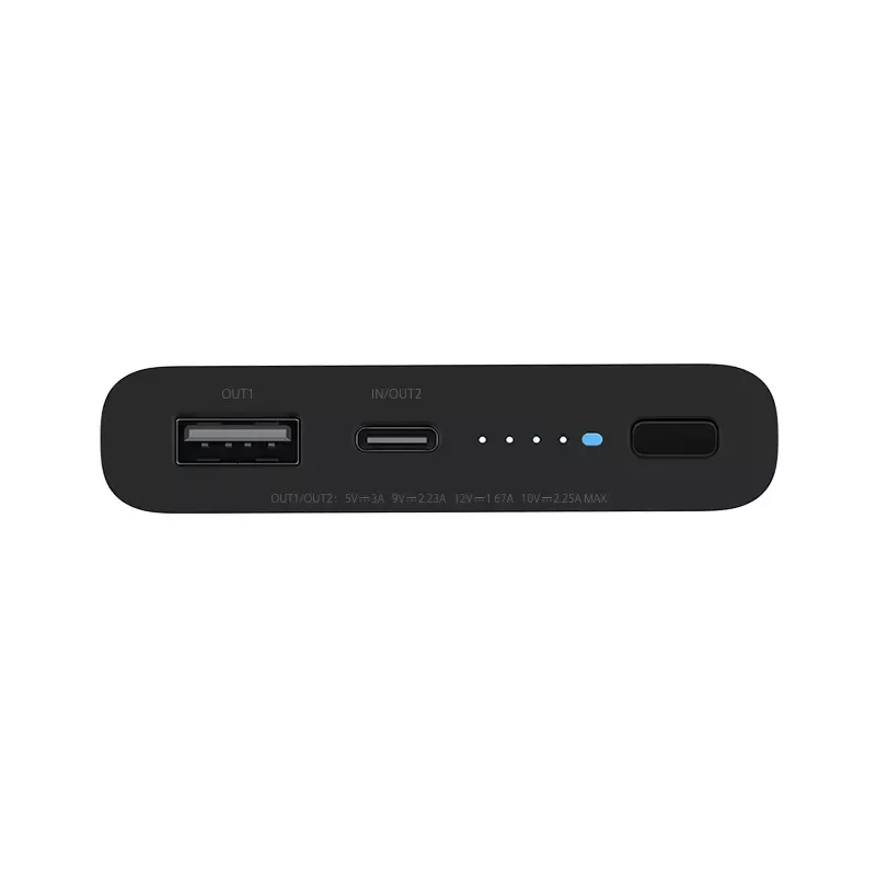 Prijenosna baterija XIAOMI 10W, 10000mAh, 10W, bežično punjenje, USB-A, USB-C, c