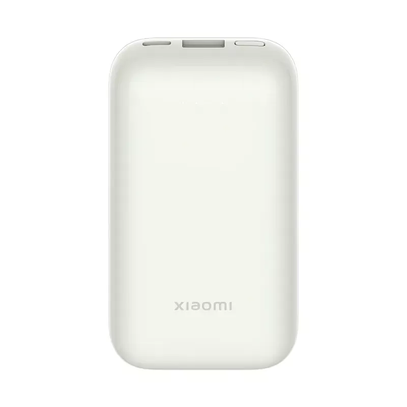 Prijenosna baterija XIAOMI 33W, 10000mAh, Pocket Edition Pro, USB-C, USB-A, bijela