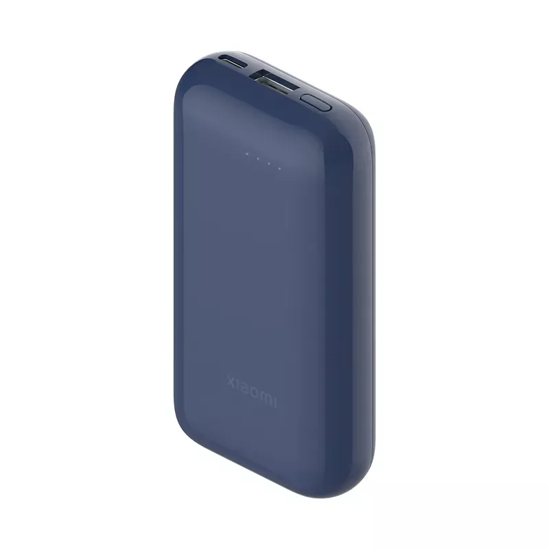 Prijenosna baterija XIAOMI 33W, 10000mAh, Pocket Edition Pro, USB-C, USB-A, plava