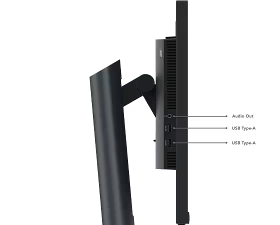 Monitor LENOVO ThinkVision P24h-30, 24", QHD, 60Hz, 4ms, HDMI, DP