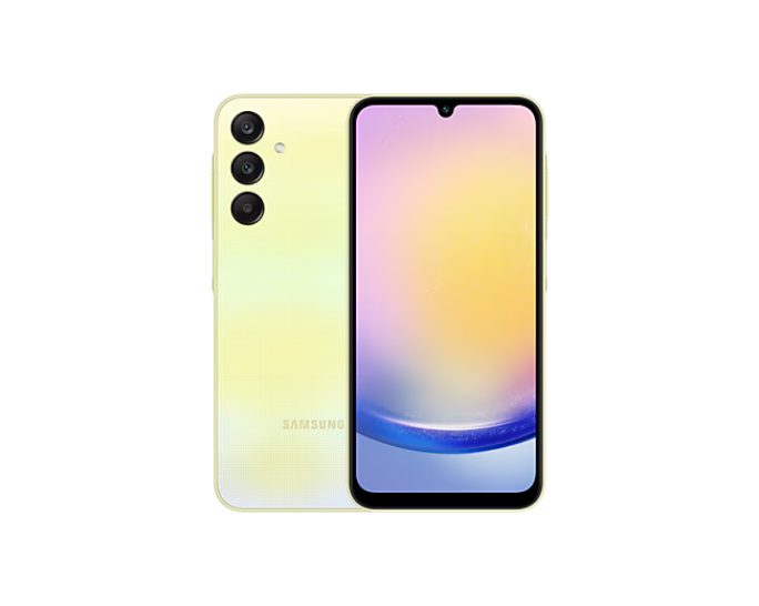 Mobitel SAMSUNG Galaxy A25, 5G, 6.5", 6GB/128GB, žuti (SM-A256BZYDEUE)