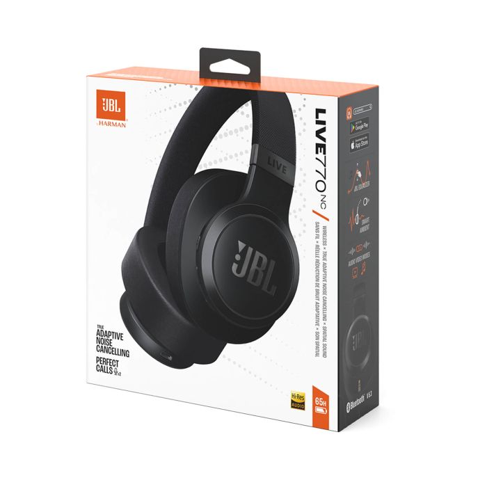 Bluetooth slušalice JBL Live 770NC, naglavne, crne (JBLLIVE770NCBLK)