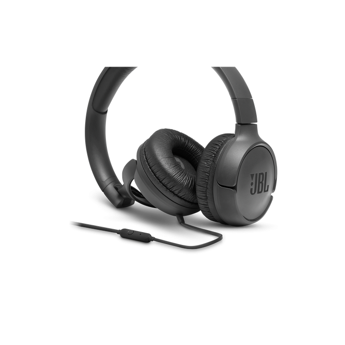 Slušalice JBL Tune 500, naglavne, mikrofon, 3.5mm, crne (JBLT500BLK)