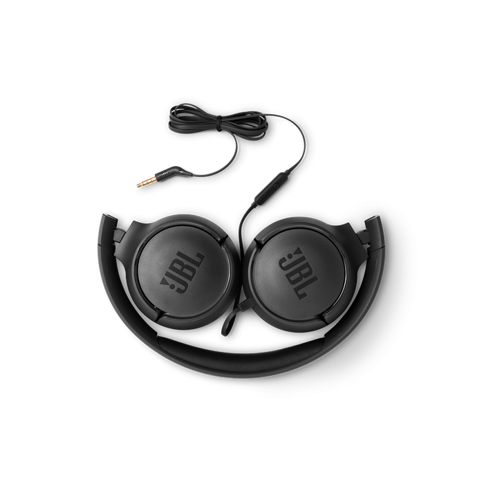 Slušalice JBL Tune 500, naglavne, mikrofon, 3.5mm, crne (JBLT500BLK)