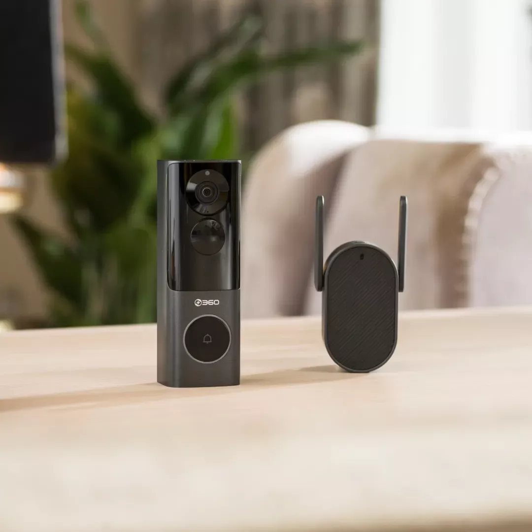 Pametno zvono 360 Video Doorbell X3, crno