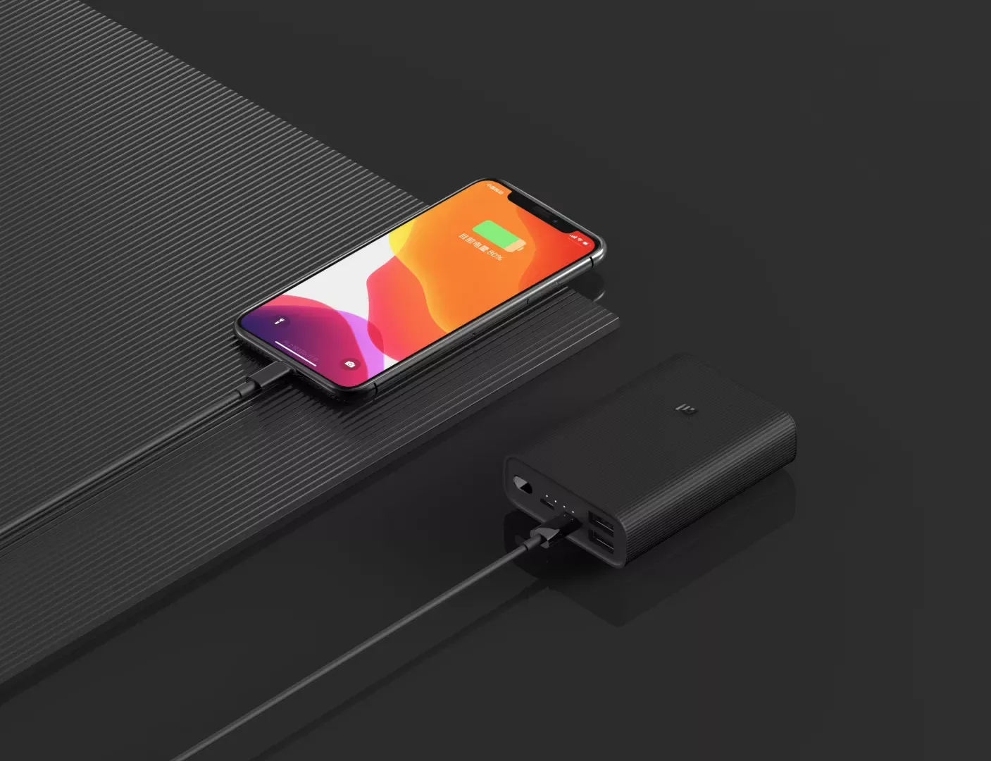 Prijenosna baterija XIAOMI Mi Power Bank 3 Ultra Compact, 10000mAh, 2xUSB-A, 1xU