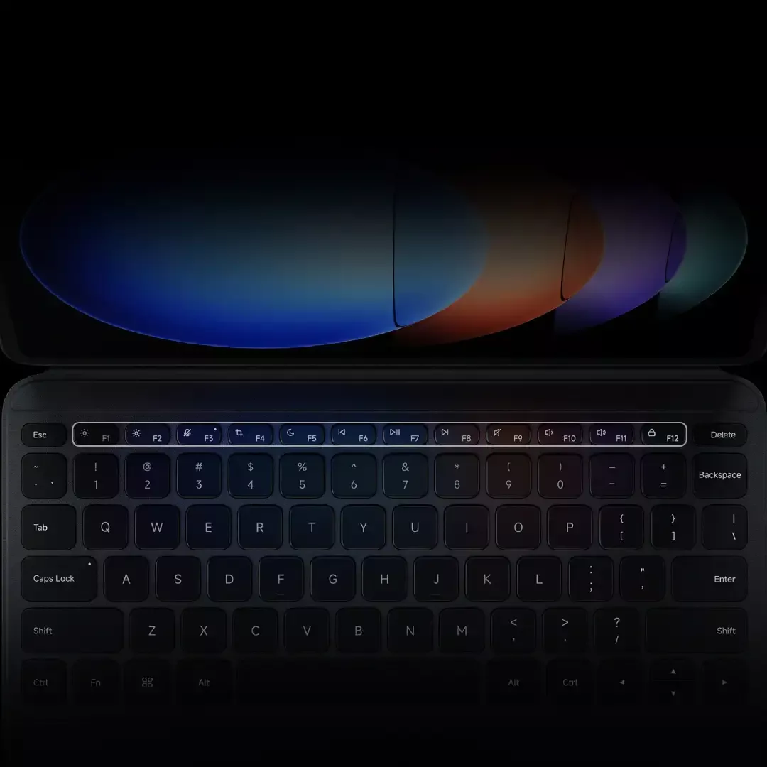 Tipkovnica za XIAOMI Pad 6S Pro, touchpad, crna