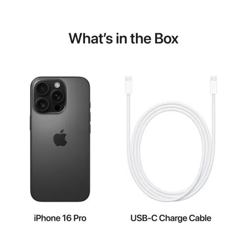 Mobitel APPLE iPhone 16 Pro 128GB, 6.3", Black Titanium (MYND3)