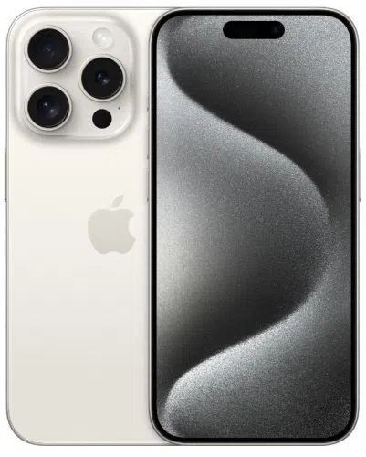 Mobitel APPLE iPhone 15 PRO 256GB, 6.1", White Titanium (bijeli)