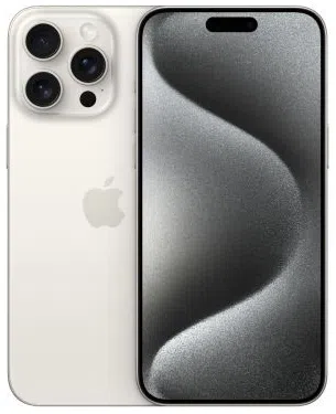 Mobitel APPLE iPhone 15 PRO MAX 256GB, 6.7", White Titanium (bijeli)