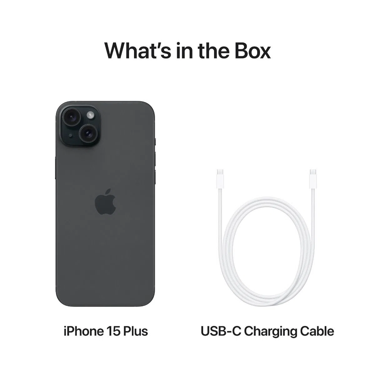 Mobitel APPLE iPhone 15 Plus 128GB, 6.7", Black (MU0Y3)