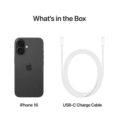 Mobitel APPLE iPhone 16 128GB, 6.1", Black (MYE73)