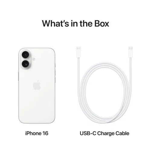 Mobitel APPLE iPhone 16 128GB, 6.1", White (MYE93)