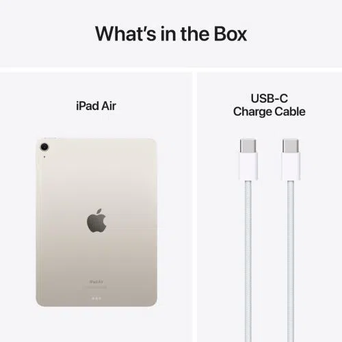 Tablet APPLE iPad Air (2024) 11", 256GB, M2, Starlight (MUWJ3)