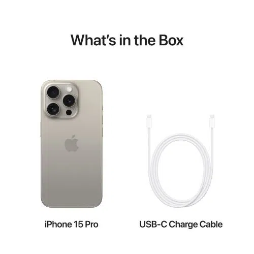 Mobitel APPLE iPhone 15 Pro 1TB, 6.1", Natural Titanium MTVF3)