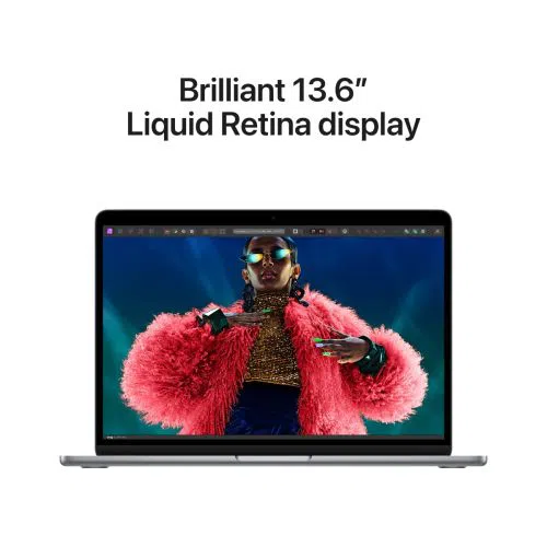 Laptop APPLE MacBook Air (2024) 13.6", M3 8C/8G 16GB/256GB, Space Grey, IT KB (MC8G4)