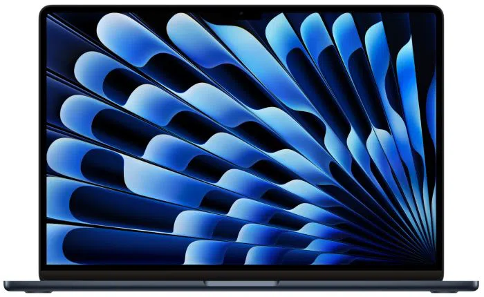 Laptop APPLE MacBook Air (2024) 15.3", M3 8C/10G 24GB/512GB, Midnight, IT KB (MC9L4)
