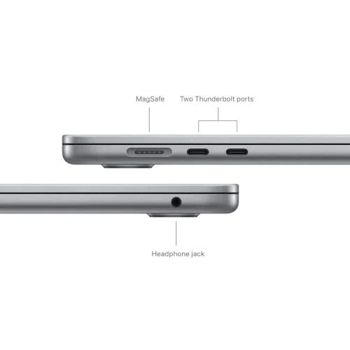 Laptop APPLE MacBook Air (2024) 15.3", M3 8C/10G 24GB/512GB, Space Grey, IT KB (MC9H4)