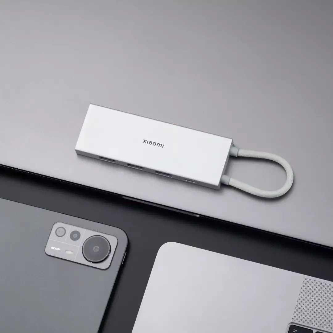 USB HUB XIAOMI 5-in-1, Type-C, bijeli
