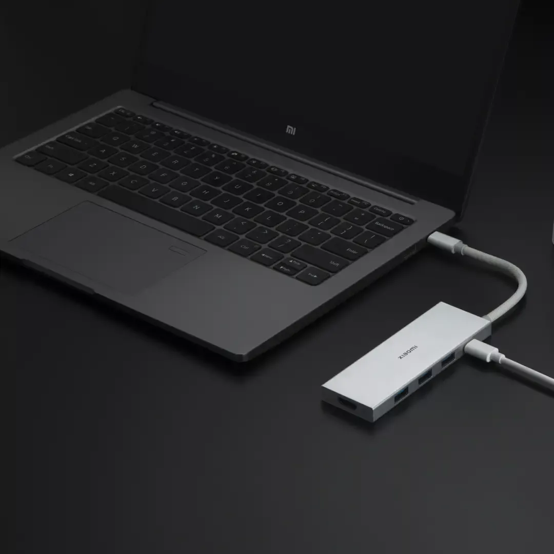 USB HUB XIAOMI 5-in-1, Type-C, bijeli