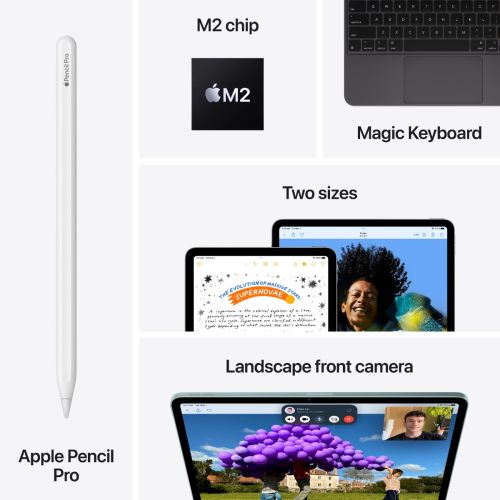 Tablet APPLE iPad Air (2024) 11" 128GB, M2, Purple (MUWF3)