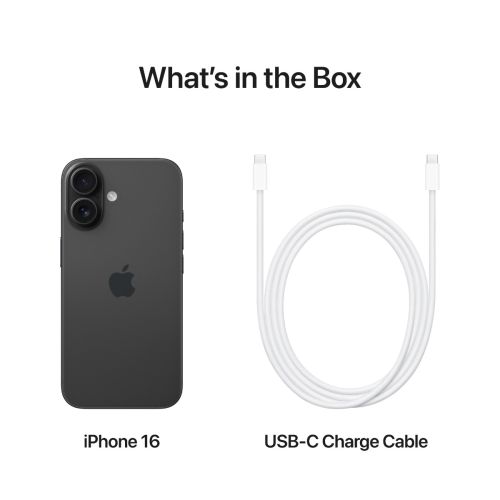 Mobitel APPLE iPhone 16 512GB, 6.1", Black (MYEK3)