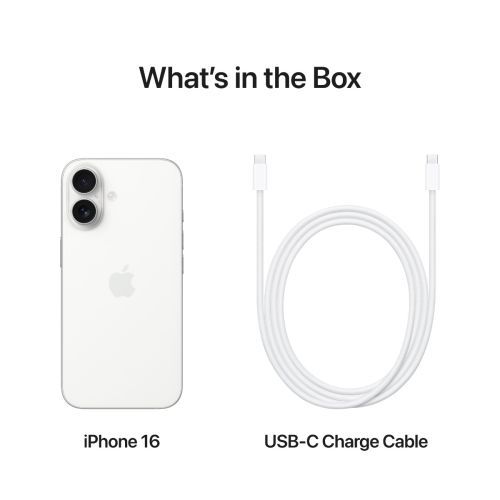 Mobitel APPLE iPhone 16 512GB, 6.1", White (MYEP3)
