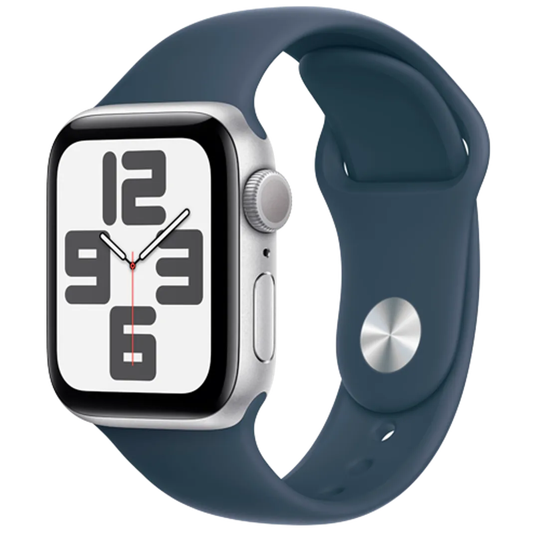 Pametni sat APPLE Watch SE 2023 40mm Silver, Blue Silicone Strap M/L (MRE23QF/A)