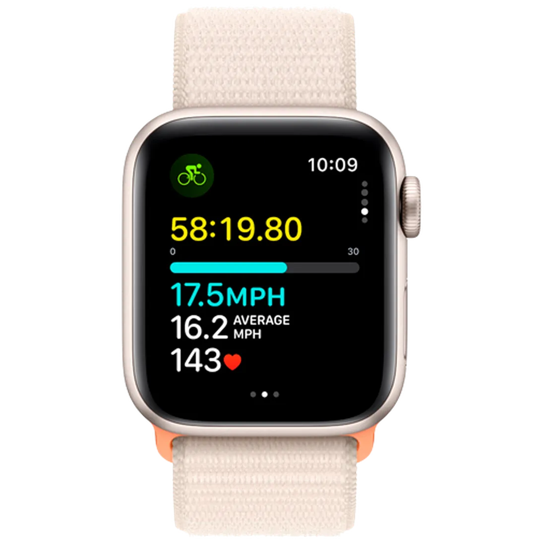 Pametni sat APPLE Watch SE 2023 40mm Gold, Beige Nylon Strap (MR9W3QF/A)