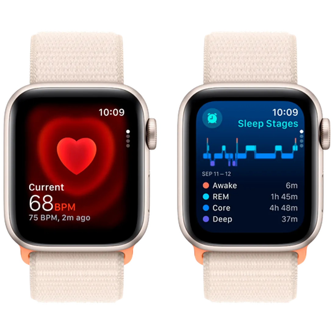 Pametni sat APPLE Watch SE 2023 40mm Gold, Beige Nylon Strap (MR9W3QF/A)