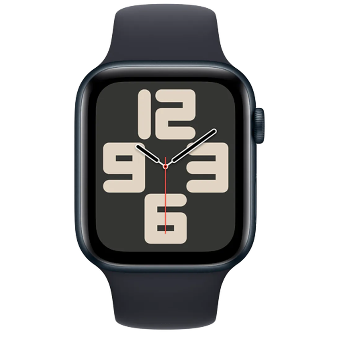 Pametni sat APPLE Watch SE 2023 44mm Black, Black Silicone Strap S/M (MRE73QF/A)