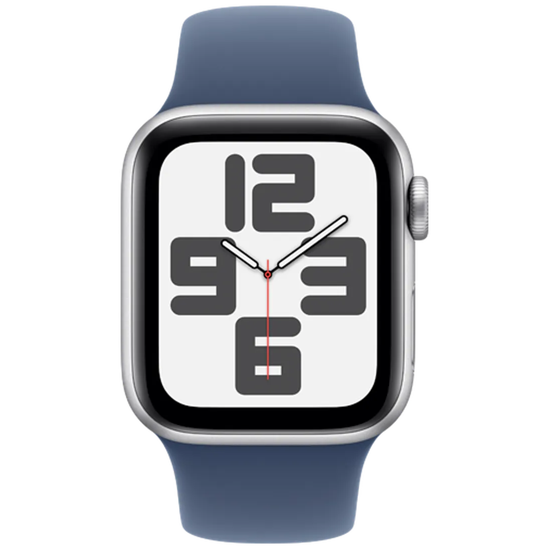 Pametni sat APPLE Watch SE 2024 4G 40mm Silver, Blue Silicone Strap M/L (MXGG3QF/A)
