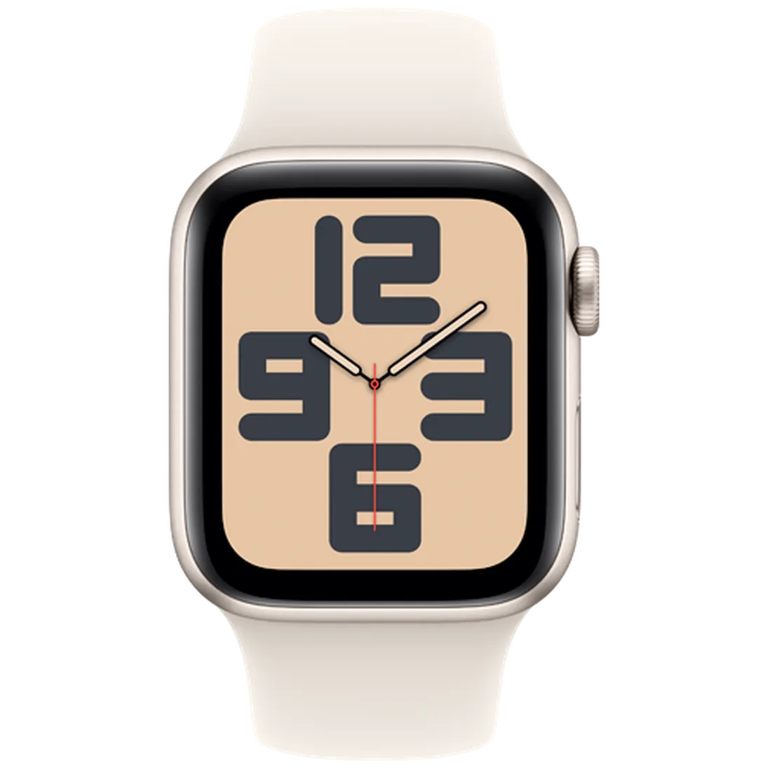 Pametni sat APPLE Watch SE 2024 4G 40mm Gold, Beige Silicone Strap M/L (MXGK3QF/A)