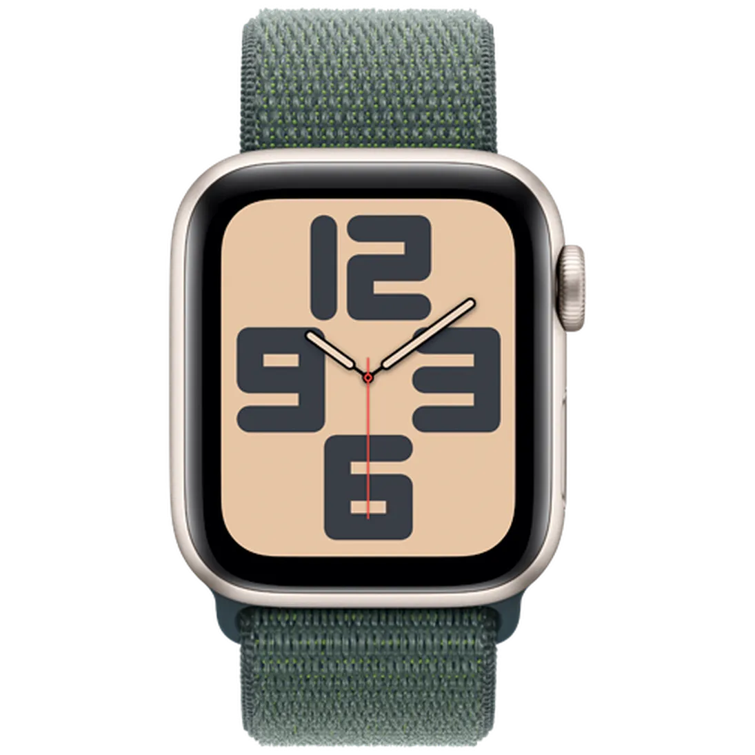 Pametni sat APPLE Watch SE 2024 4G 40mm Gold, Green Nylon Strap (MXGH3QF/A)