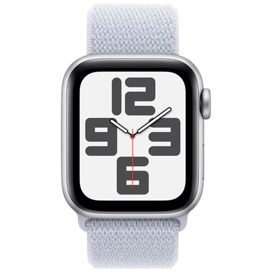Pametni sat APPLE Watch SE 2024 4G 40mm Silver, Light Blue Nylon Strap (MXGE3QF/A)