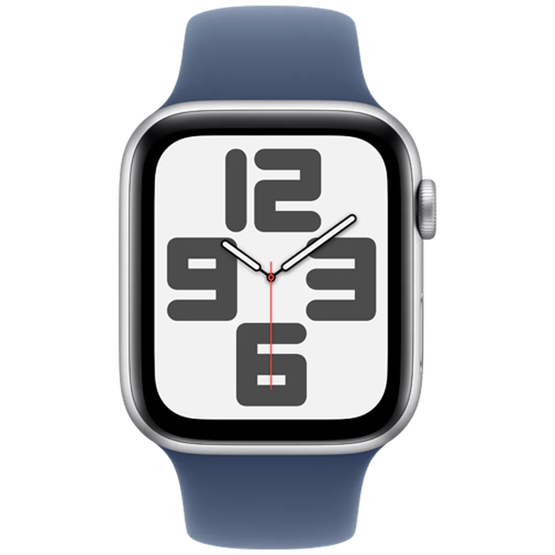 Pametni sat APPLE Watch SE 2024 4G 44mm Silver, Blue Silicone Strap S/M (MXGP3QF/A)