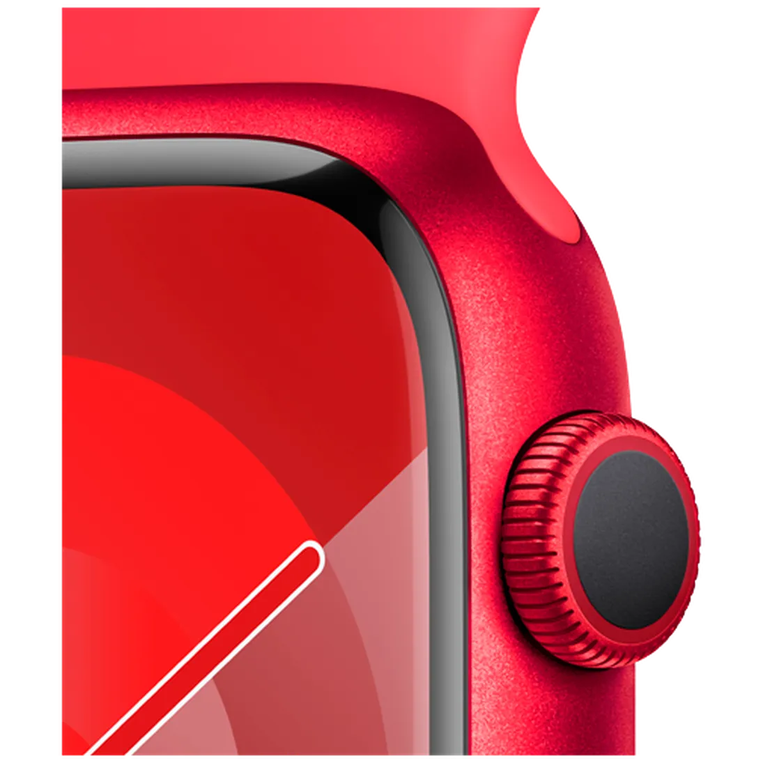 Pametni sat APPLE Watch S9 45mm Red, Red Silicone Strap M/L (MRXK3QF/A)