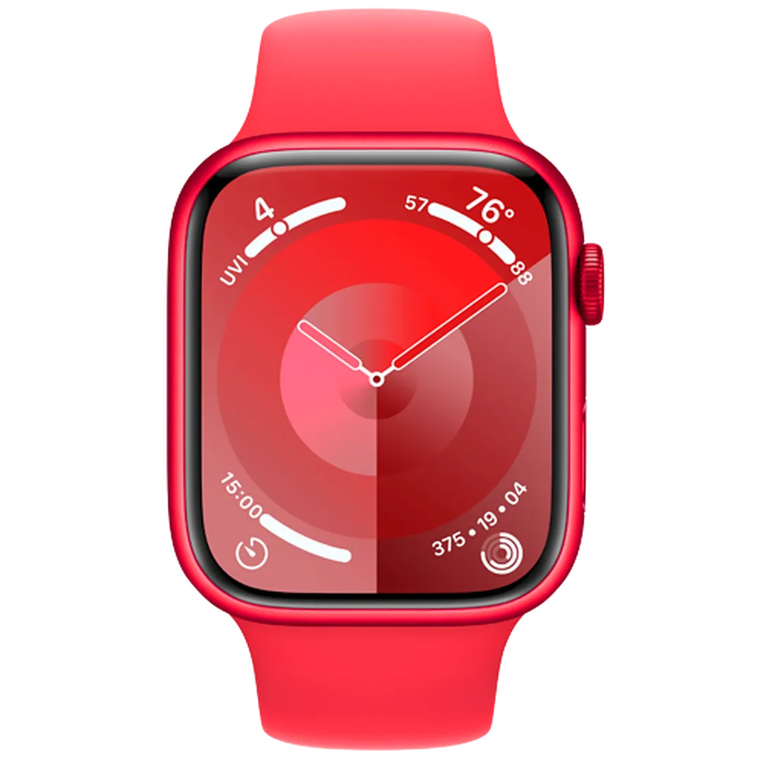 Pametni sat APPLE Watch S9 45mm Red, Red Silicone Strap M/L (MRXK3QF/A)