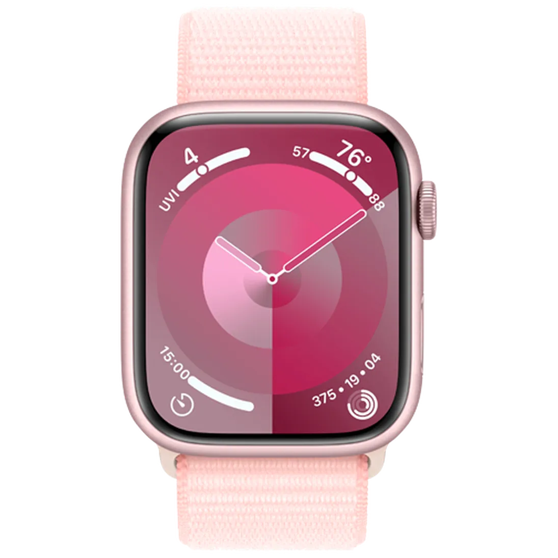 Pametni sat APPLE Watch S9 45mm Pink, Pink Nylon Strap (MR9J3QF/A)
