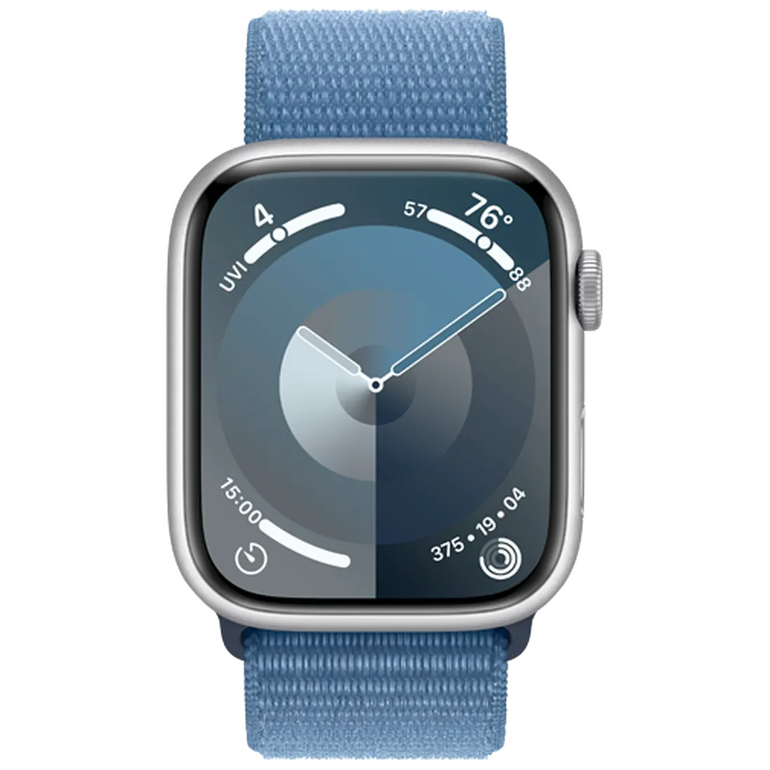 Pametni sat APPLE Watch S9 45mm Silver, Blue Nylon Strap (MR9F3QF/A)