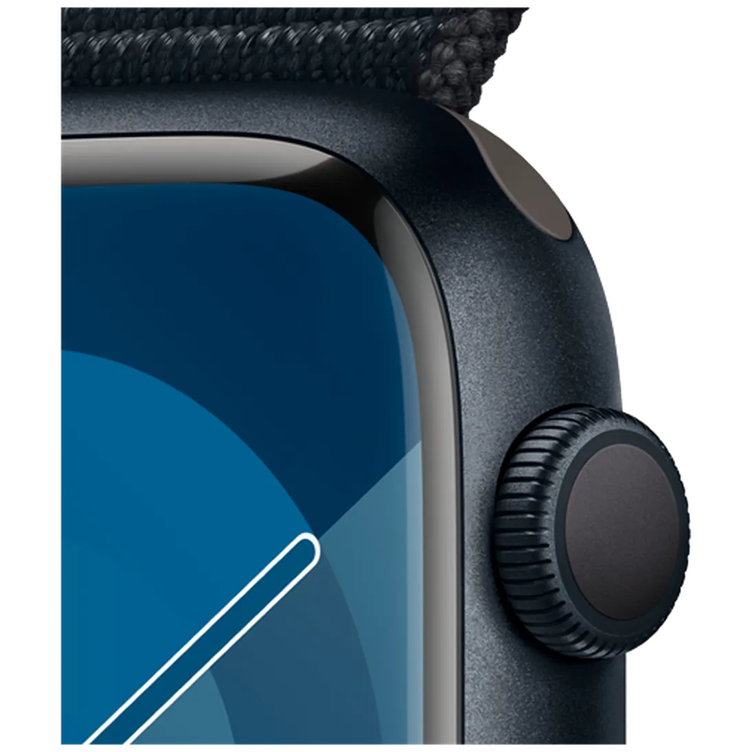 Pametni sat APPLE Watch S9 45mm Black, Black Nylon Strap (MR9C3QF/A)