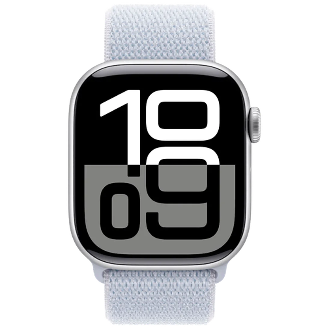 Pametni sat APPLE Watch S10 42mm Silver, Light Blue Nylon Strap (MWWD3QF/A)