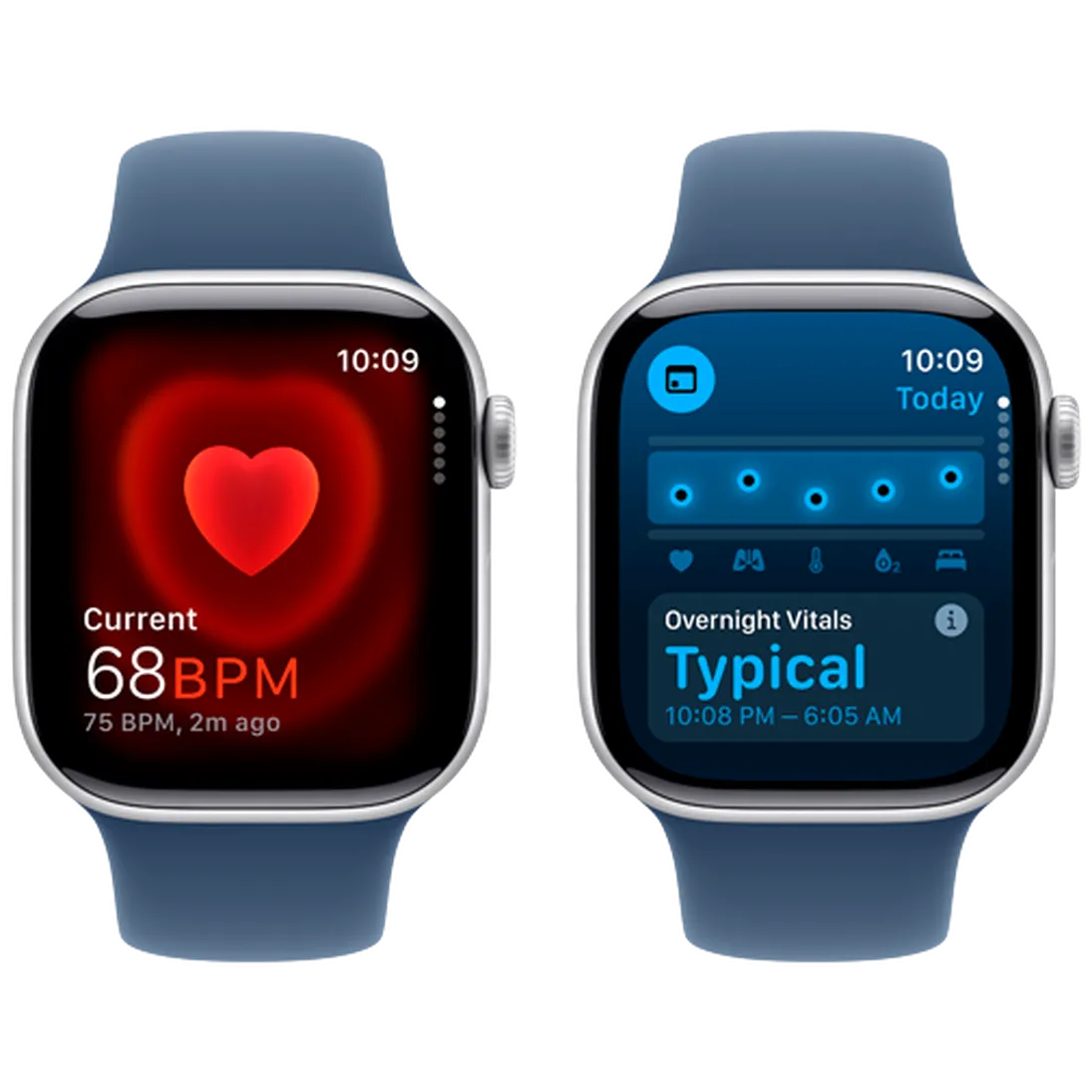 Pametni sat APPLE Watch S10 42mm Silver, Blue Rubber Strap M/L (MWWC3QF/A)