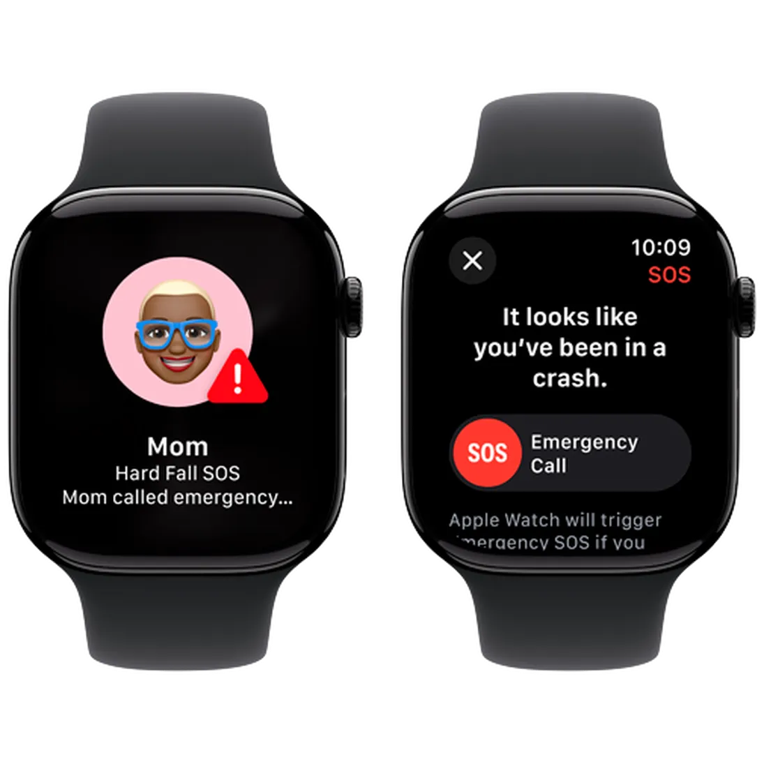 Pametni sat APPLE Watch S10 46mm Black, Black Rubber Strap M/L (MWWQ3QF/A)