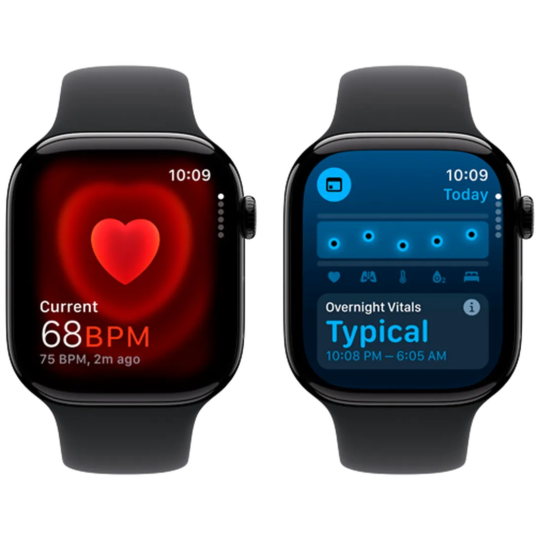 Pametni sat APPLE Watch S10 46mm Black, Black Rubber Strap M/L (MWWQ3QF/A)