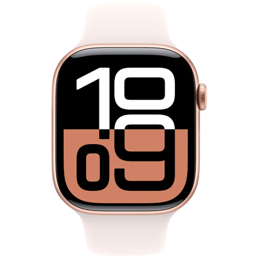 Pametni sat APPLE Watch S10 46mm Gold, Rose Rubber Strap M/L (MWWU3QF/A)